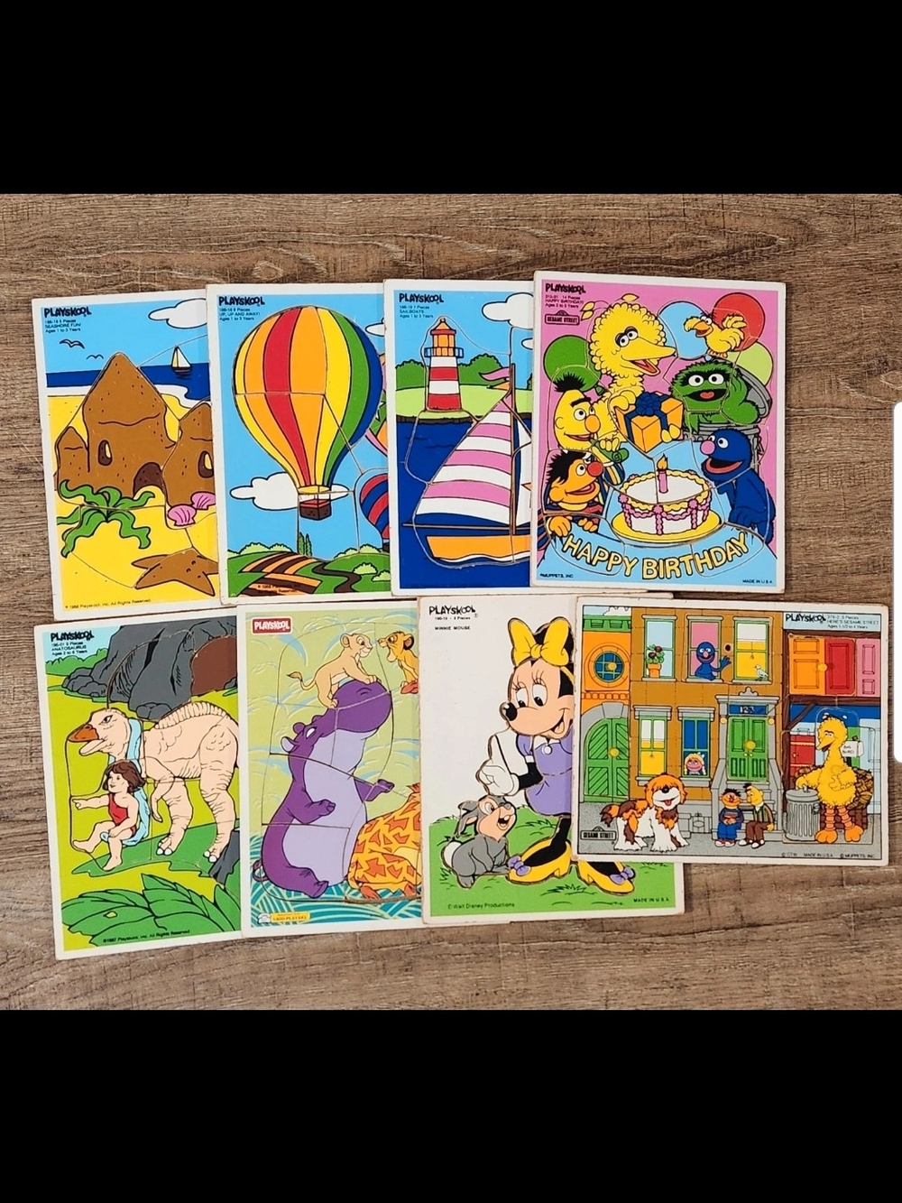 Kids Puzzle Set - Colorful Character Scenes